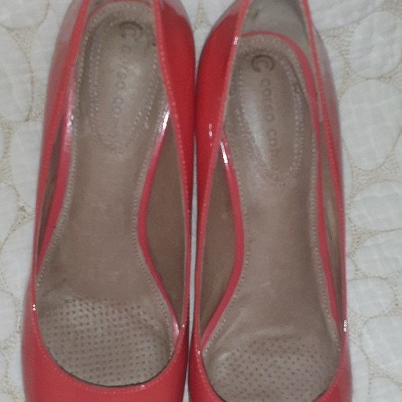 Corso Como orange 4inch heels - Picture 3 of 7